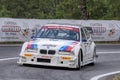 BMW M3 engaged in hillclimb time trial race