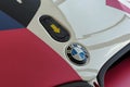 BMW M8 GTE (2017) - hood logo Royalty Free Stock Photo