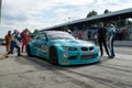 BMW M3 refuelling in Monza