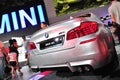 BMW M5 sports sedan on display at BMW World 2014