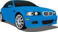 Bmw M3 Blue Royalty Free Stock Photo