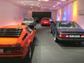 BMW Museum: Overview of the MPower gallery on display at the BMW Royalty Free Stock Photo
