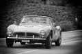 BMW 507 1957 on an old racing car in rally Mille Miglia 2020 the famous italian historical race 1927-1957 Royalty Free Stock Photo