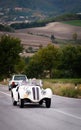 BMW 328 1939 on an old racing car in rally Mille Miglia 2020 the famous italian historical race 1927-1957 Royalty Free Stock Photo