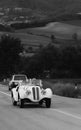 BMW 328 1939 on an old racing car in rally Mille Miglia 2020 the famous italian historical race 1927-1957 Royalty Free Stock Photo