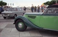 BMW 328 oldtimer car convertible side view Royalty Free Stock Photo