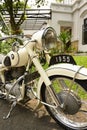 BMW Oldtimer, Old vintage motorbike. Royalty Free Stock Photo