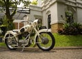 BMW Oldtimer, Old vintage motorbike. Royalty Free Stock Photo