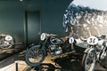 BMW R51 - Classic retro motorcycle. Riga motor museum. Riga, Latvia, 17 August 2022 Royalty Free Stock Photo