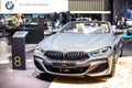 BMW The 8 Series Cabrio 840d, Geneva International Motor Show, 2nd gen, G14, 8-class cabriolet car manufactured by BMW