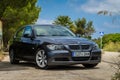 BMW 3 series E90 330i Sparkling Graphite at the mountain