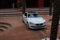 BMW 6 series, front view, white color, single version