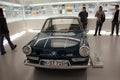 1964 BMW 700: Front view, color blue, on display at the BMW Museum, Munich, Germany, September 2013.