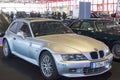 BMW sports car during the vintage and classic car exhibition, ClassicMadrid, in Madrid, Spain Royalty Free Stock Photo