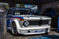 BMW 2002 TI in montjuic spirit Barcelona circuit car show