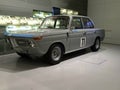 BMW 2002 ti, racing, gray color, number 11, on display at the BMW Museum Royalty Free Stock Photo