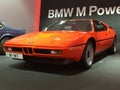 BMW Turbo: front view of the E25 sports concept car. It was built by BMW as a celebration of the 1972 Summer Olympics in Munich. Royalty Free Stock Photo