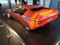 BMW Turbo: Rear view of the E25 sports concept car. It was built by BMW as a celebration of the 1972. Royalty Free Stock Photo