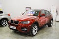 BMW X6 E71 in `Crocus Expo`, 2012 Royalty Free Stock Photo