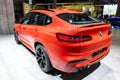 BMW X4 M car showcased at the Frankfurt IAA Motor Show. Germany - September 11, 2019