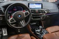 BMW X3 M Competition steering wheel and dashboard.