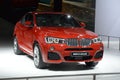 BMW X4 xDrive35i. Red color. Moscow International Automobile Salon