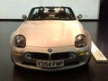 1999 BMW Z8, front view, roadster, silver, on display at the BMW Museum, Welt, Munich, Germany, September 2013.