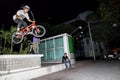 BMX acrobat in Vietnam Royalty Free Stock Photo