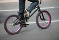 BMX bike detail Royalty Free Stock Photo