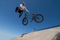 BMX Bike Stunt tail whip