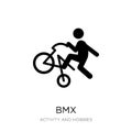 bmx icon in trendy design style. bmx icon isolated on white background. bmx vector icon simple and modern flat symbol for web site Royalty Free Stock Photo