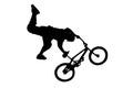 BMX jump Royalty Free Stock Photo