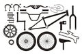 BMX parts - pictogram