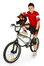 BMX rider Royalty Free Stock Photo