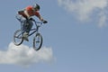 BMX Stunt Biker Hector Restrepo Royalty Free Stock Photo