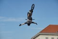 BMX stunt show at Streetlife Festival Munich Royalty Free Stock Photo