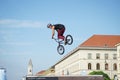 BMX stunt show at Streetlife Festival Munich Royalty Free Stock Photo