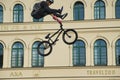 BMX stunt show at Streetlife Festival Munich Royalty Free Stock Photo