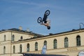 BMX stunt show at Streetlife Festival Munich Royalty Free Stock Photo