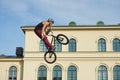 BMX stunt show at Streetlife Festival Munich Royalty Free Stock Photo