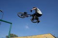 Bmx tailwhip Royalty Free Stock Photo