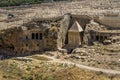 The Bnei Hazir Tomb and the Tomb of Zechariah in Jerusalem, Israel Royalty Free Stock Photo