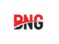 BNG Letter Initial Logo Design Vector Illustration Royalty Free Stock Photo