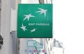 BNP Paribas bank France Royalty Free Stock Photo