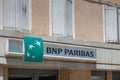 BNP Paribas bank in Sisteron, France Royalty Free Stock Photo