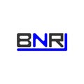 BNR letter logo creative design with vector graphic, BNR Royalty Free Stock Photo