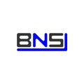BNS letter logo creative design with vector graphic, BNS Royalty Free Stock Photo