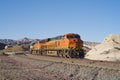 BNSF Train in the Mojave Desert California Royalty Free Stock Photo