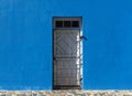 Bo Kaap Blue Facade, Cape Town, South Africa Royalty Free Stock Photo