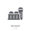 Bo kaap icon. Trendy Bo kaap logo concept on white background fr